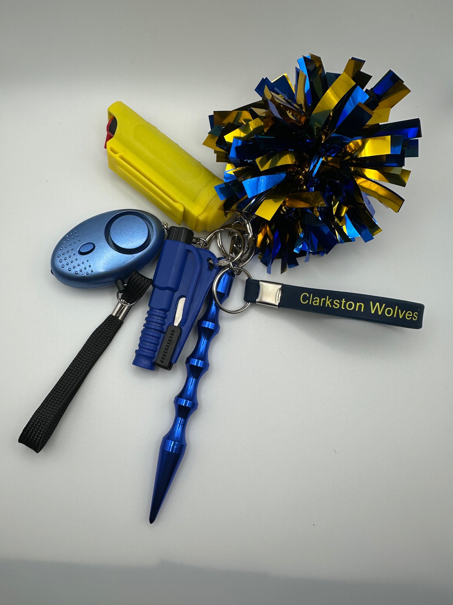 Safe T Keychain Clarkston Wolves With Pepper Spray