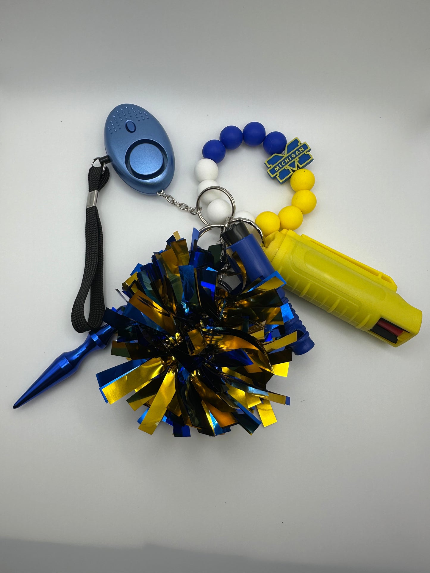 Safe T Keychain- Michigan Football with Pepper Spray
